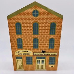 The Cat's Meow Collectibles Series IX CPA Critchfield Law Office Signed 1991